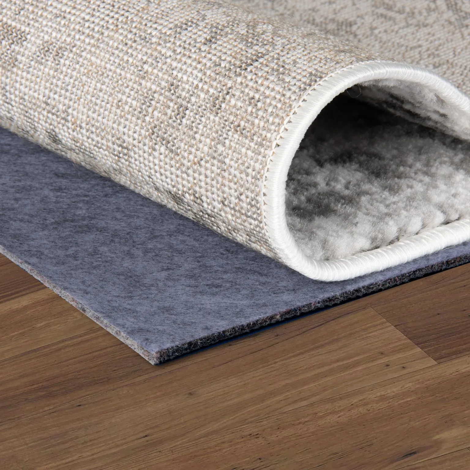 6' 1 x 9' Luxe Rectangle Area Rug Pad Floor Protection Pad for Under Rugs & Carpet Sound Dampening Underlayment Cushion