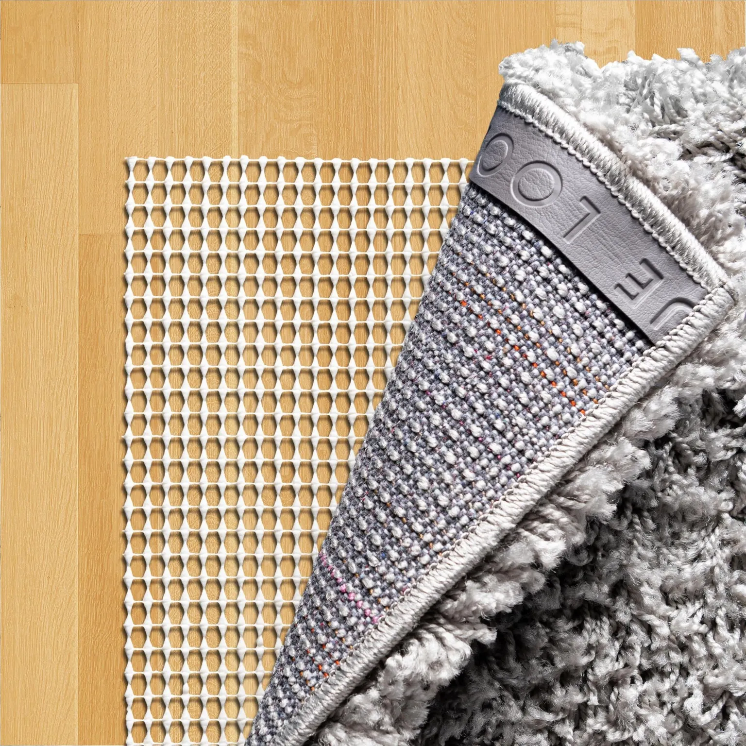 2' x 7' 10 Non-Slip Runner Area Rug Pad Floor Protection Pad for Under Rugs & Carpet - RECTANGLE RUNNER